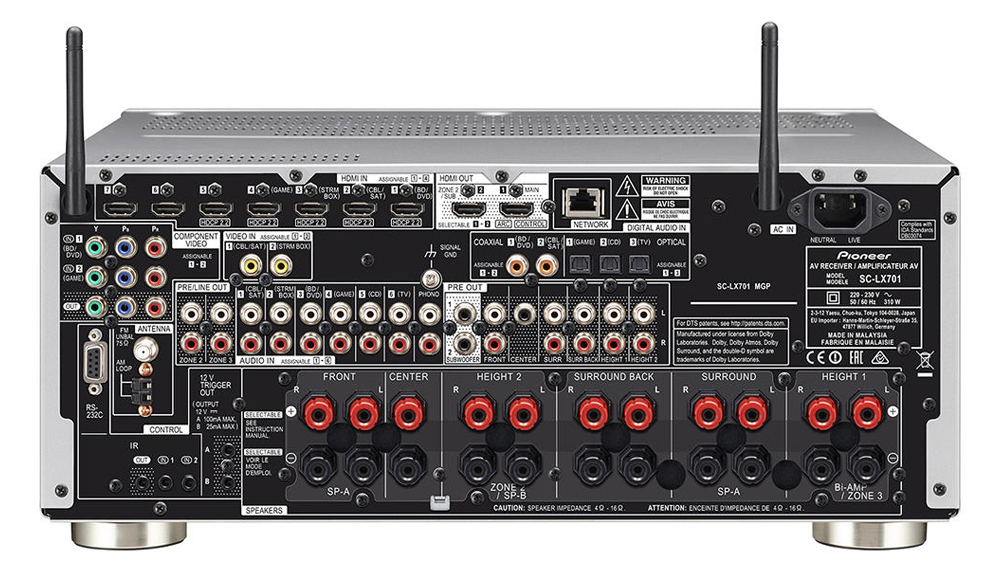 Amply xem phim 9.2 kênh PIONEER SC LX701 - Xuất xứ Malaysia